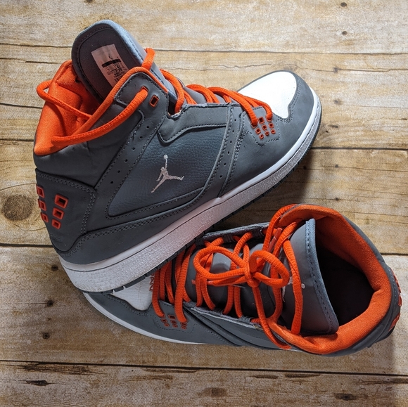 Nike jordan 1 flight cool grey team orange - Picture 2 of 7